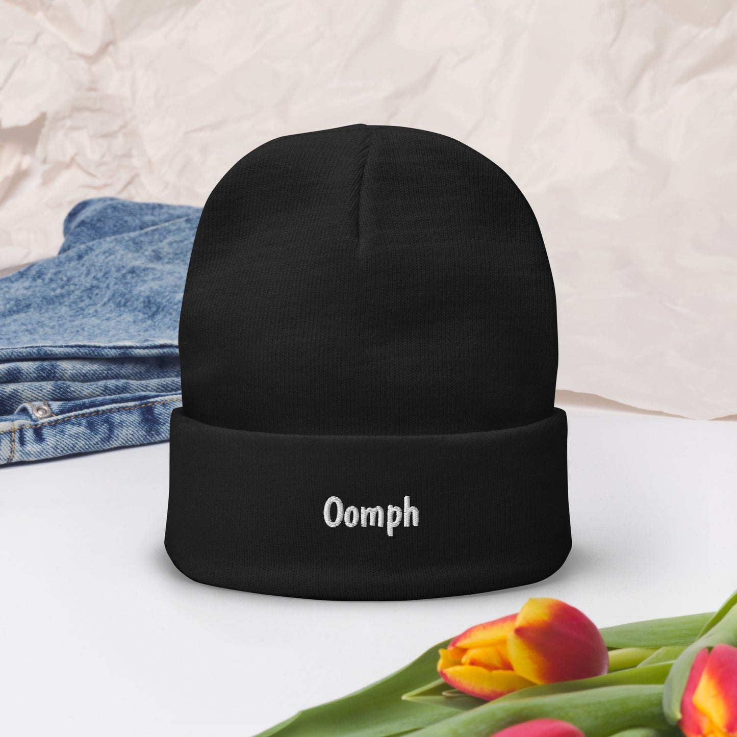 Oomph Embroidered Beanie