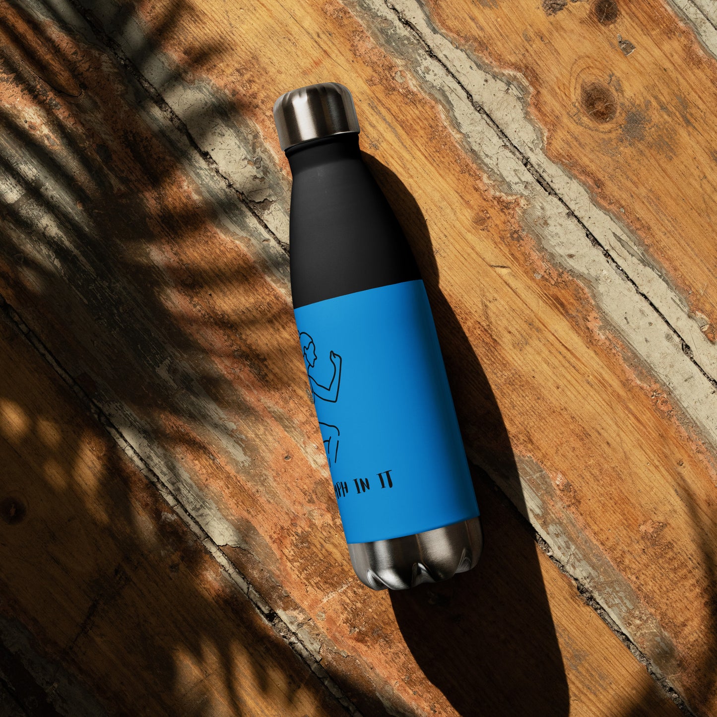 Stainless steel Oomph Runners water bottle