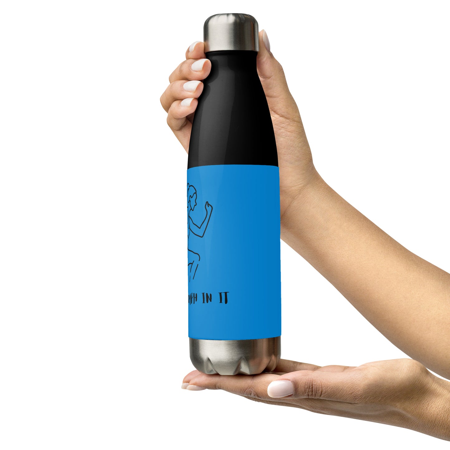 Stainless steel Oomph Runners water bottle